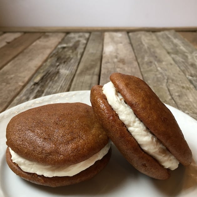 Pumpkin Whoopie Pie Recipe 🥧 Cream Cheese Frosting Filling