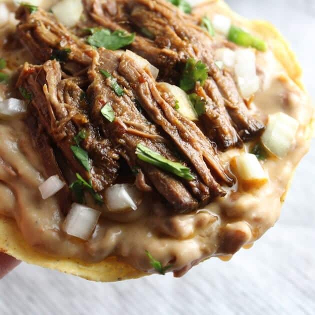 Mexican Pizza With Beef Barbacoa 