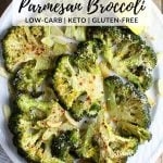 Roasted Broccoli with parmesan and pepper flakes