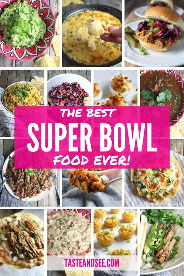 super bowl food menu