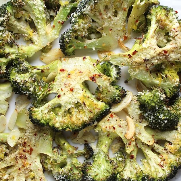 Roasted Parmesan Broccoli