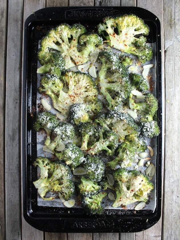 Roasted Parmesan Broccoli Recipe