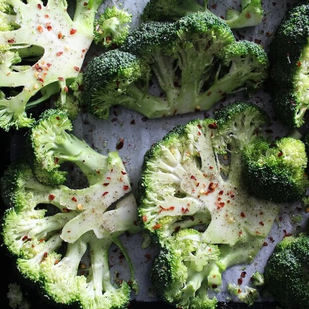 Roasted Parmesan Broccoli