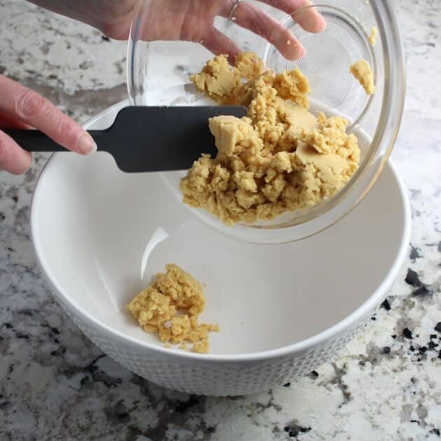 Vegetarian Meatball \"Batter in a bowl