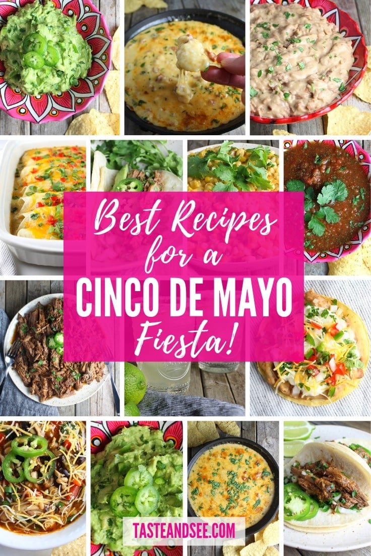 Collage of Mexican recipes