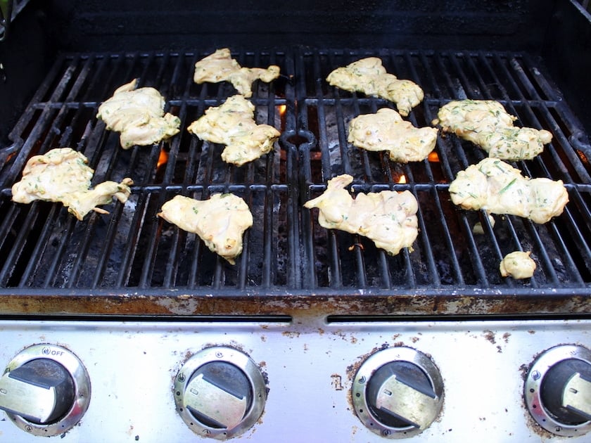 Chicken Thighs on the grill