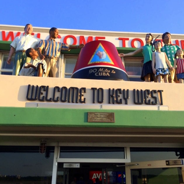 Key West Airport Entrance Sign \"Welcome To Key West\"