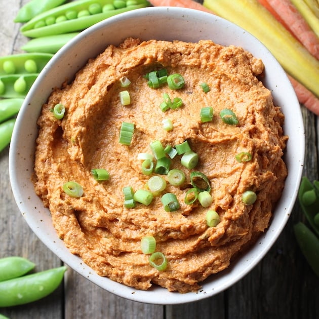 Sun dried tomato goat cheese dip