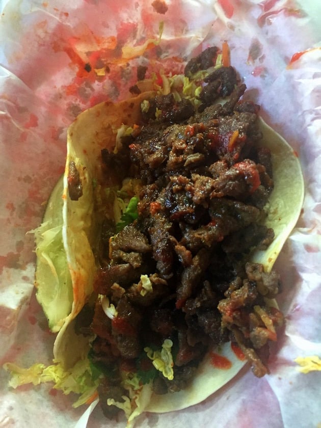 Beef Bulgogi Taco from Garbo\'s Grill in Key West, FL  