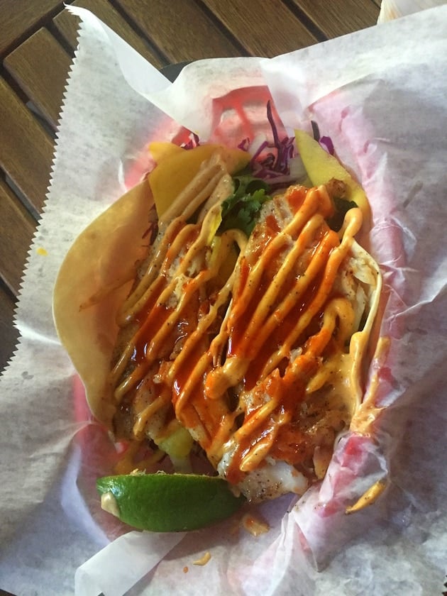 Two Fish Tacos from Garbo\'s Grill in Key West