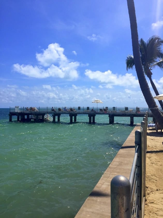 Tanning Pier at Southernmost Beach Resort Key West FL