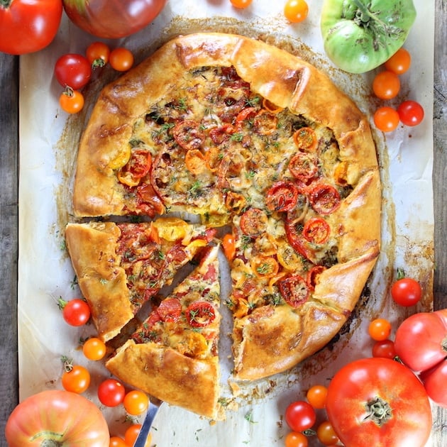 Tomato galette