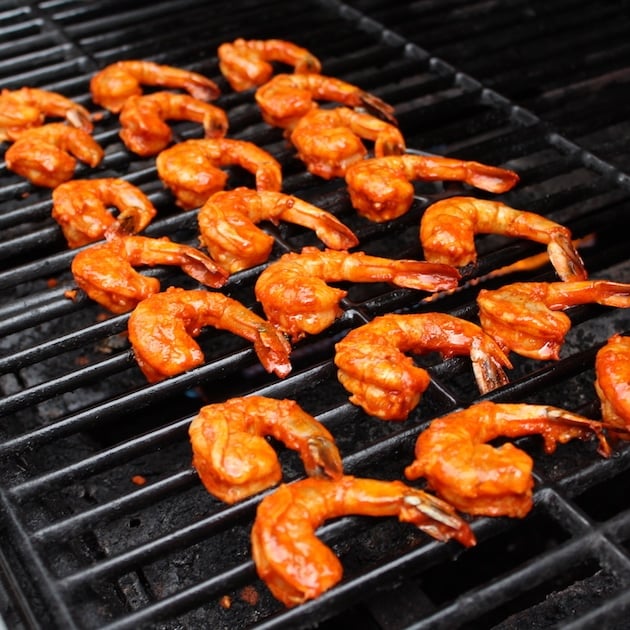 spicy shrimp grilling