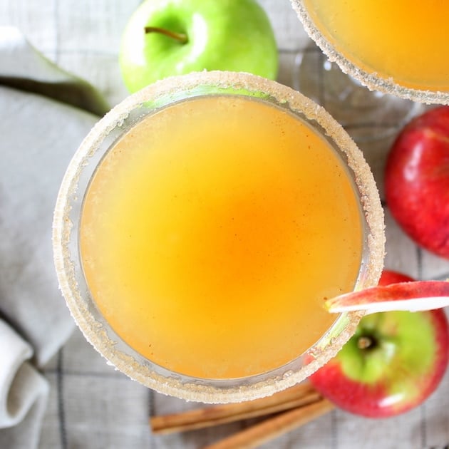 Over top Apple Cider Honey Jack Martini