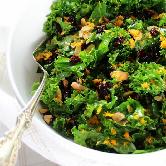 A bowl of Kale Salad