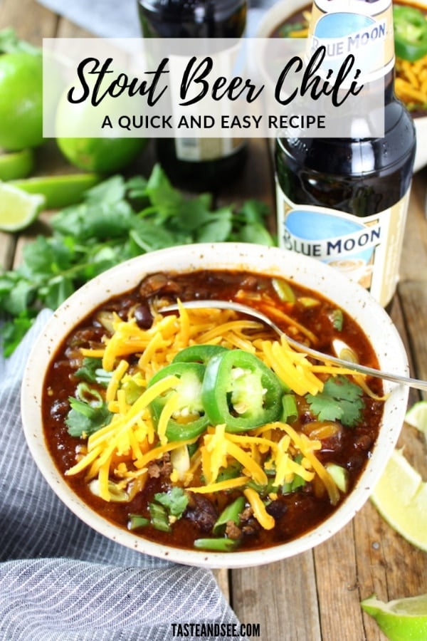 Stout Beer Chili!! Easy, Hearty Comfort In A Bowl | Taste And See