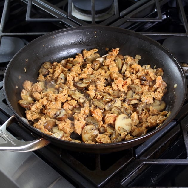 Cooking on stovetop