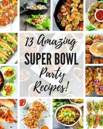 Collage of many different entertaining recipes