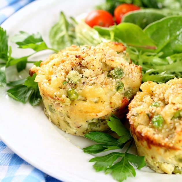 Healthy Tuna Casserole Muffins - Easy Weeknight Dinner