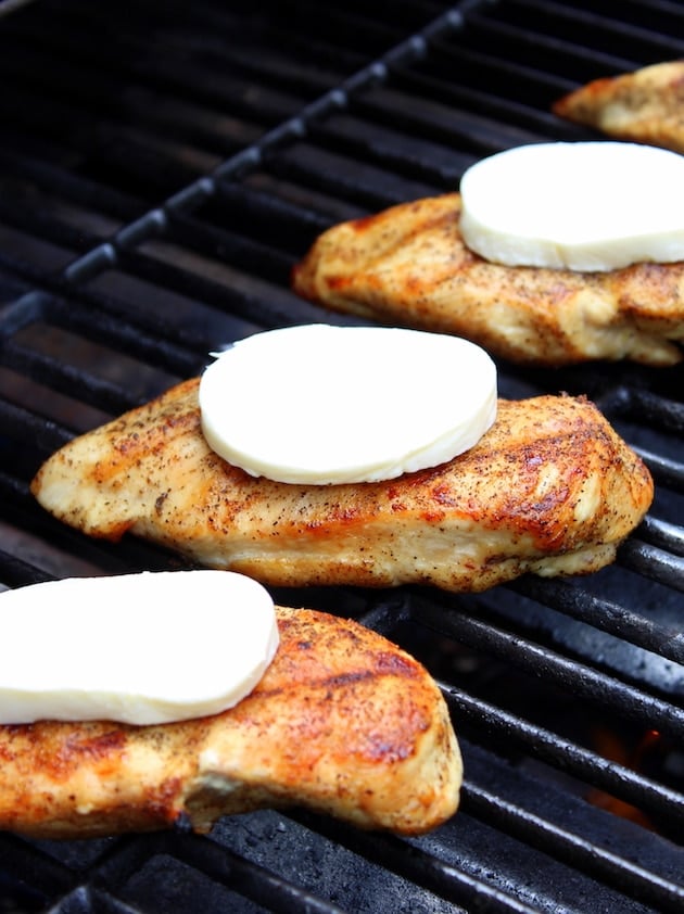 Grilled Chicken Caprese with Balsamic Sauce Image - a healthy grilled recipe!