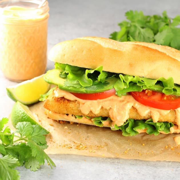 Zesty Baja Fish Sandwich