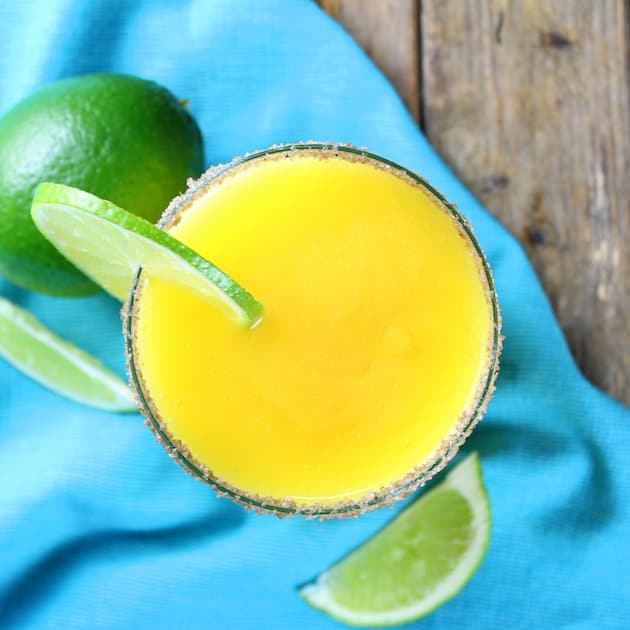 Smoky Mango Margarita over top