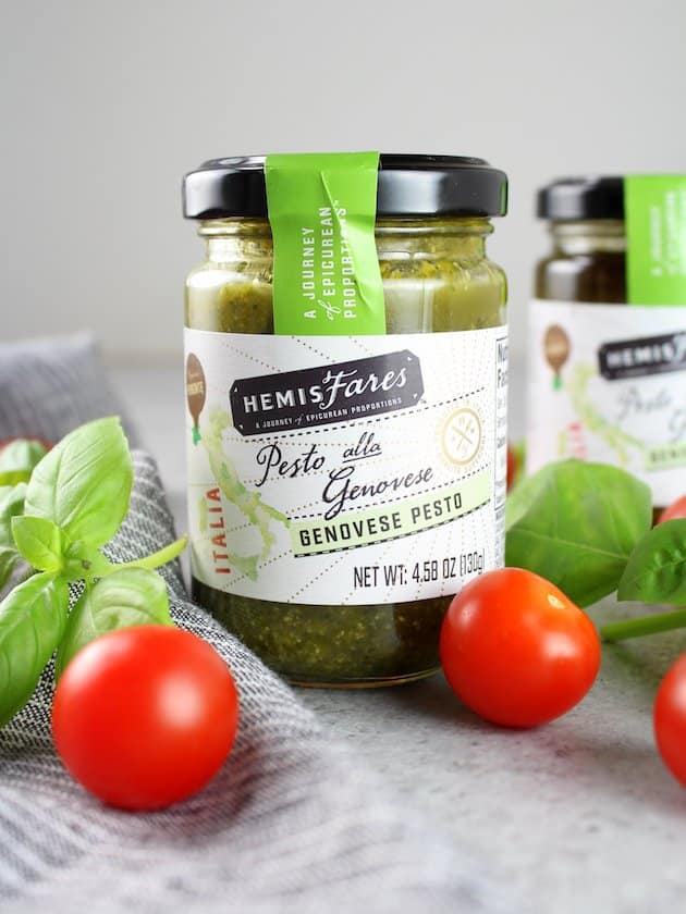 Jar of pesto 