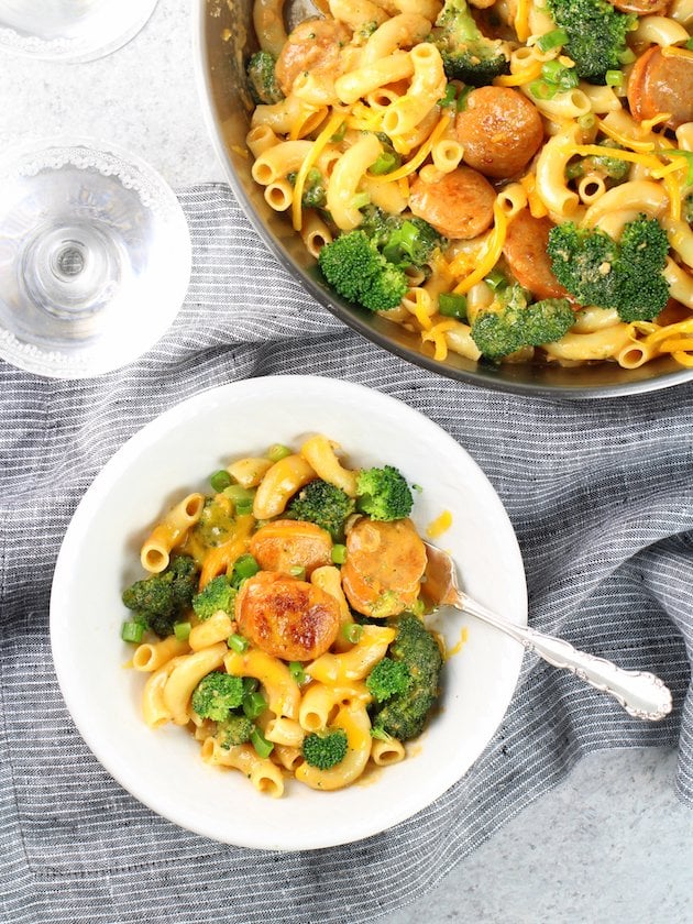 Buffalo Chicken Broccoli Mac and Cheese