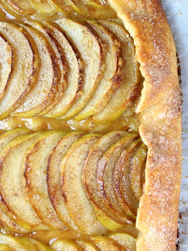 Salted-Butter Apple Galette - recipe and image