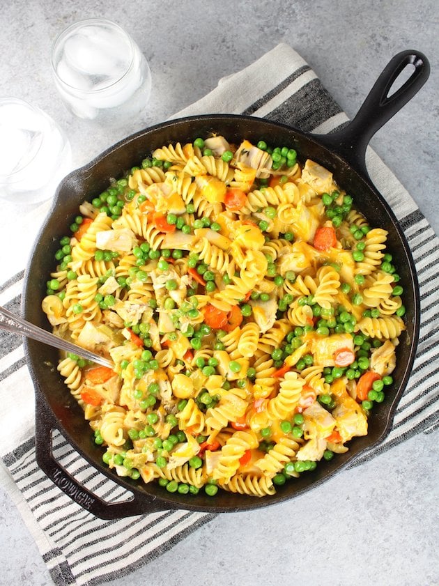  Full Pan of Cheesy Turkey Noodle Casserole 