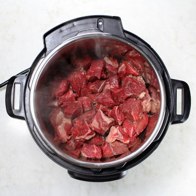 Beef in Instant Pot