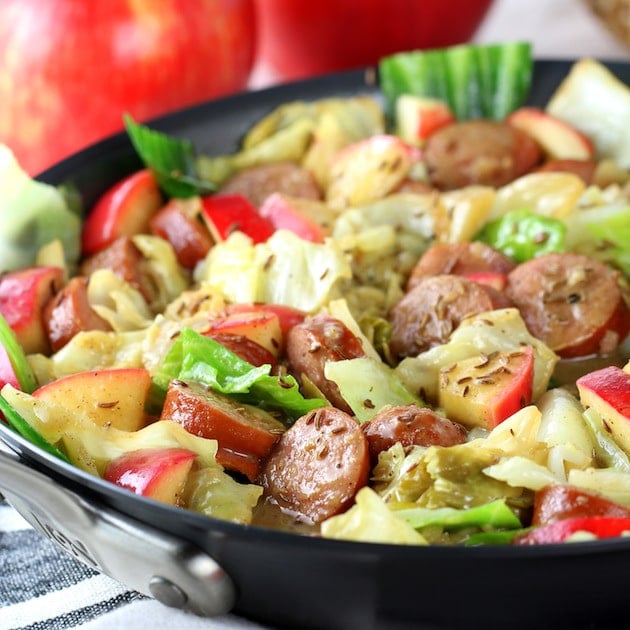 One-Pan Kielbasa And Fried Cabbage