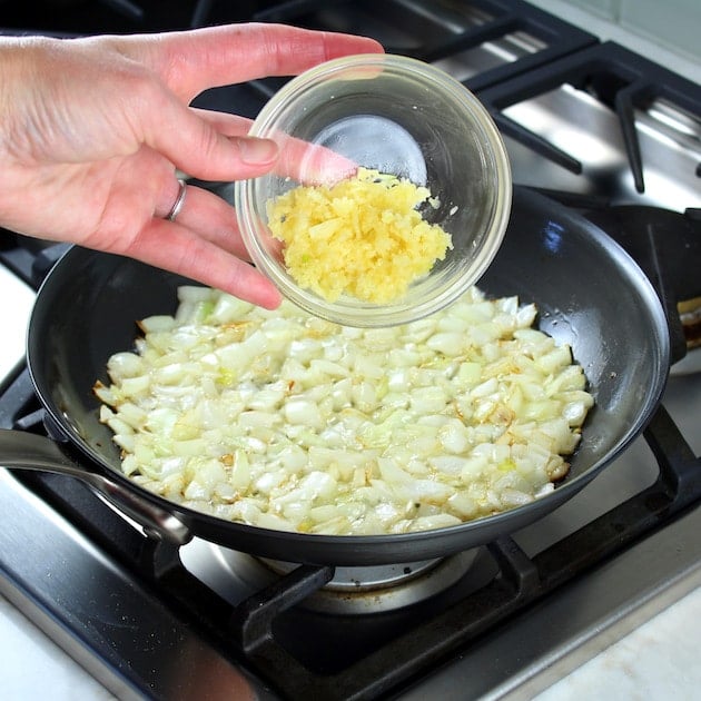 Garlic and Onion In Pan