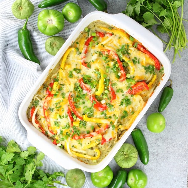 Salsa Verde Low Carb Chicken Casserole Taste And See