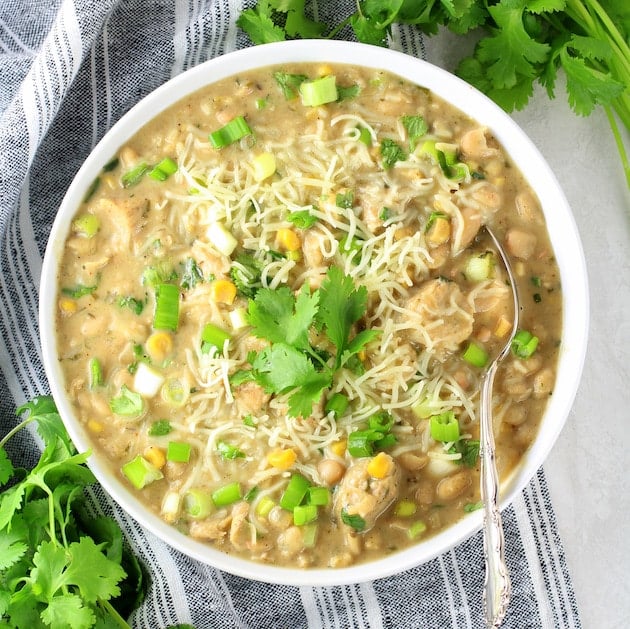 Creamy White Chicken Chili with Great Northern Beans