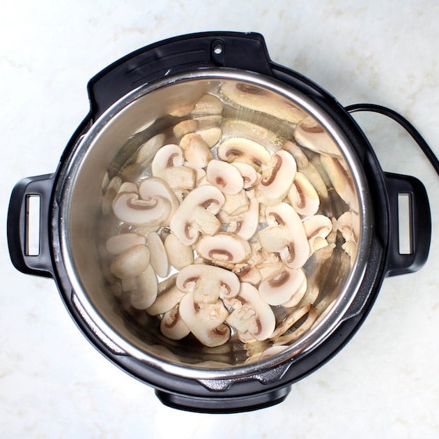 How to saute mushrooms in an instant pot