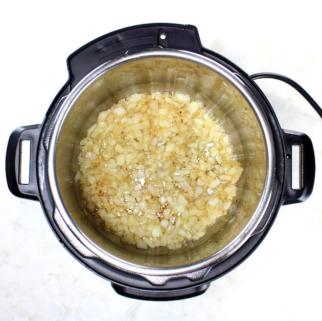 How to saute onions in an Instant Pot