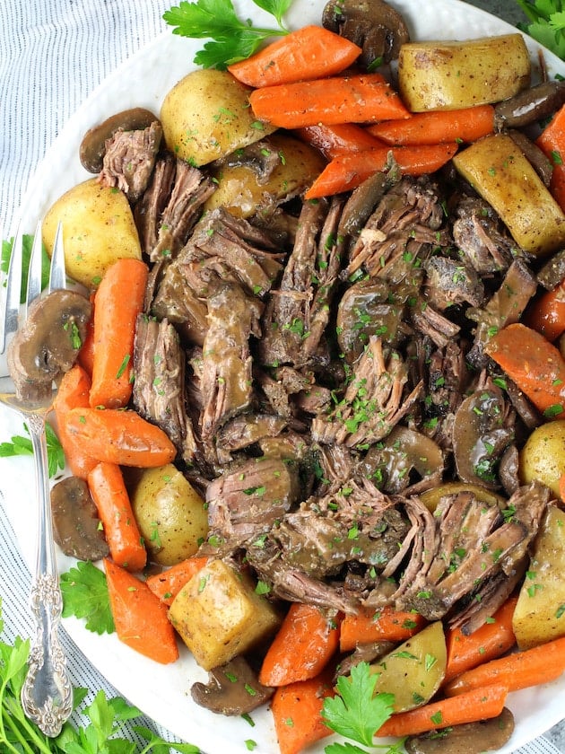 Instant Pot Pot Roast with Veggies and Gravy Taste And See