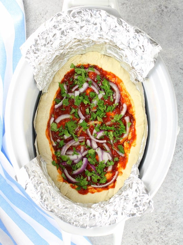 Crockpot BBQ Chicken: how to make pizza in a crock pot