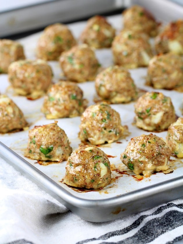 Turkey meatballs baked