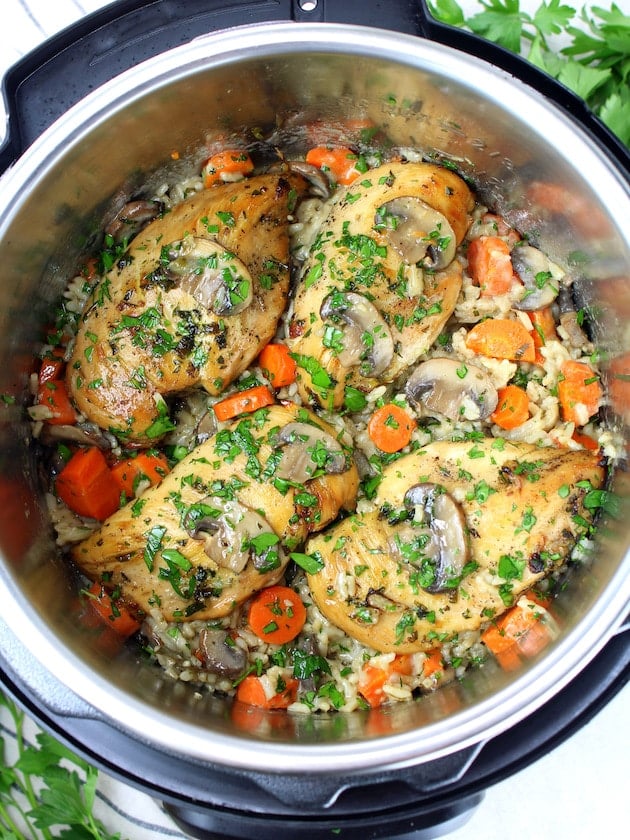 Instant pot chicken breast and wild rice sale