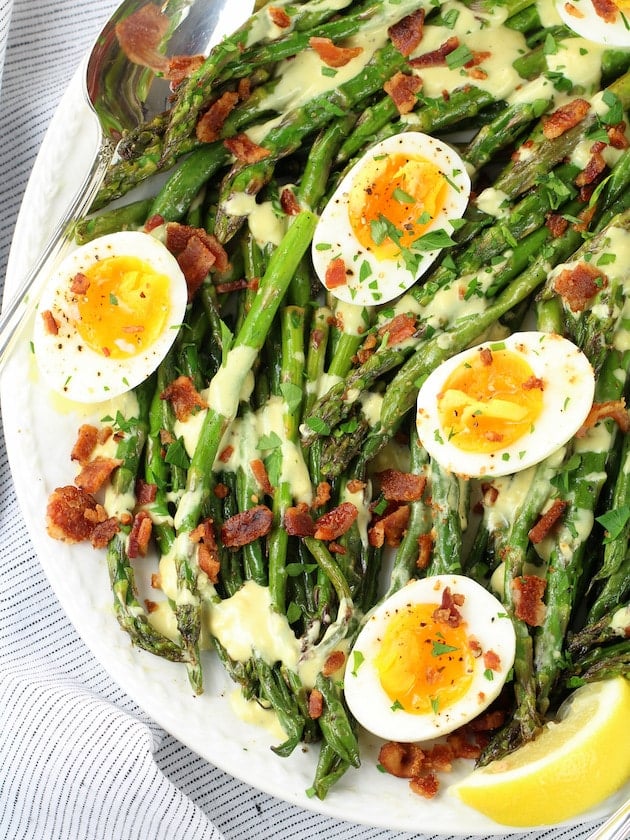 How to make Asparagus Egg Salad with Dijon Vinaigrette Image