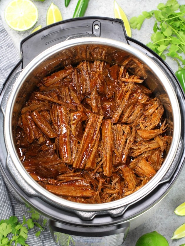 Easy Instant Pot Beef Barbacoa | Taste And See