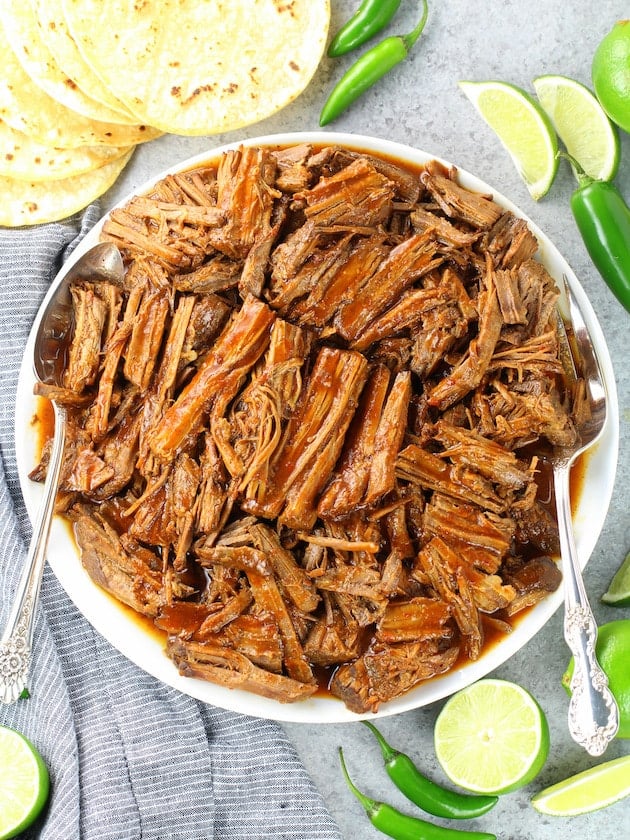 Easy Instant Pot Beef Barbacoa | Taste And See