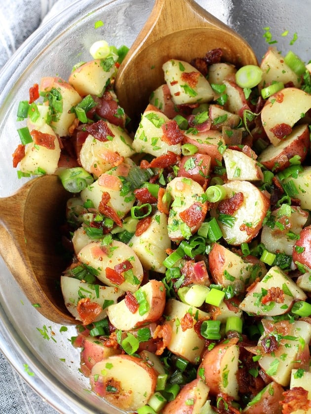 Large bowl of potato salad