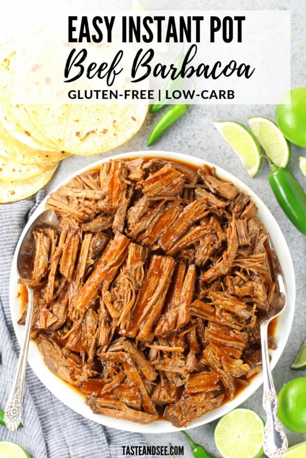 Easy Instant Pot Beef Barbacoa | Taste And See