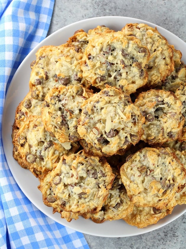 Easy Gluten Free Almond Joy Cookies