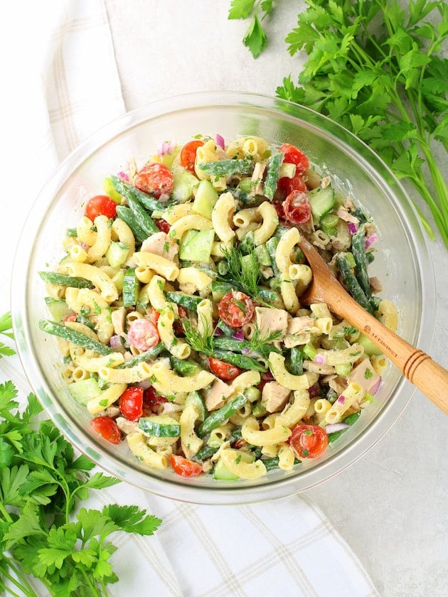 Tuna Pasta Salad with Green Beans