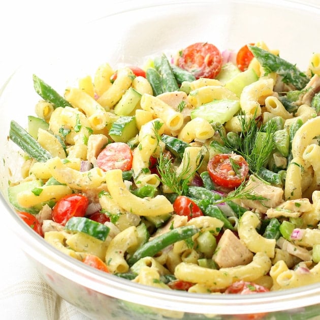 Tuna Pasta Salad with Green Beans