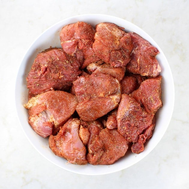 How to make pork carnitas - seasoned pork carnita meat